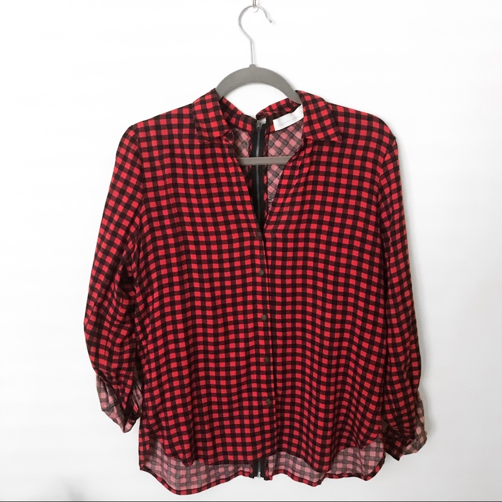 Lizard Thicket Flannel Looking Top